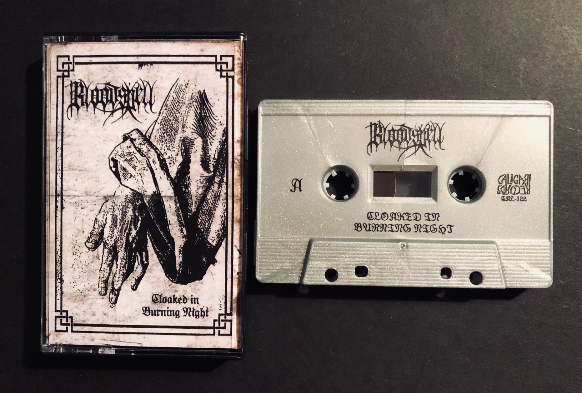 Bloodspell - Cloaked in Night tape - Click Image to Close